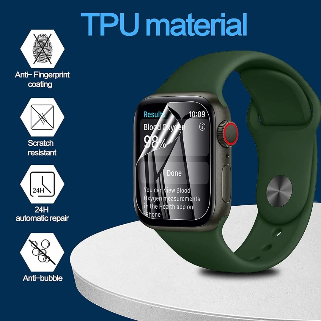 Hydrogel Film for Apple Watch 11 10 46mm 42mm 5 6 SE 3 40 44 42 38MM Screen Protector for Apple Watch Ultra 49MM 7 8 9 41MM 45MM view 3