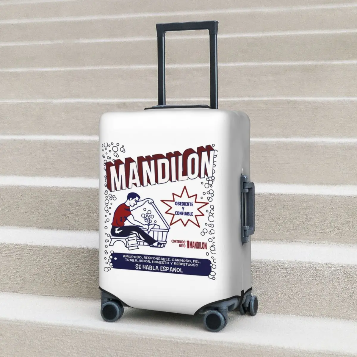 

El Mandilon забавный мексиканский папа чехол для чемодана защитные эластичные защитные чехлы для багажа для 18-32 дюймов