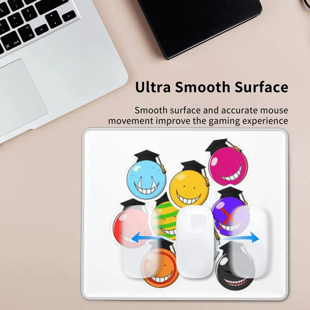 Alfombrilla de ratón Assassination Classroom Octopus Koro Sensei, alfombrilla para teclado de ordenador, alfombrilla para ratón, Gamer, PC, portátil, escritorio, alfombrillas para mesa de oficina