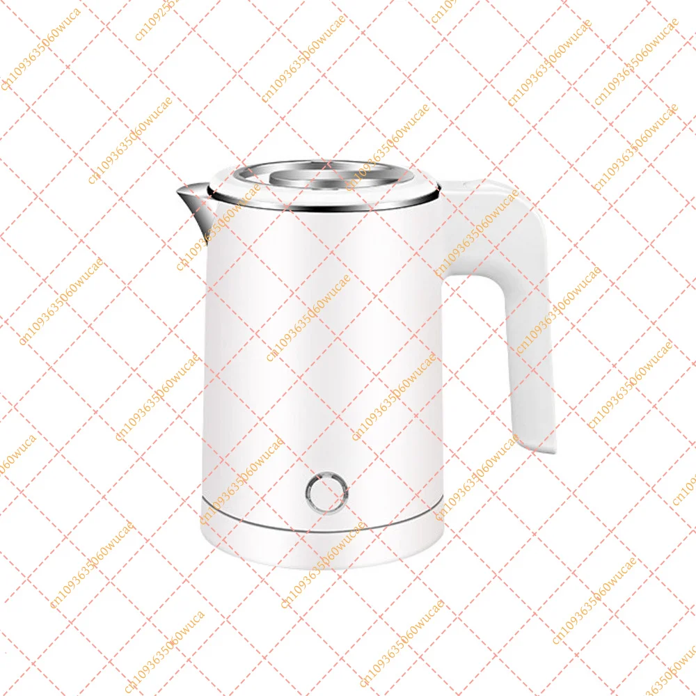 Mini 500ml Electric Kettle, Stainless Steel Travel Water Boiler with Boil-Dry Protection