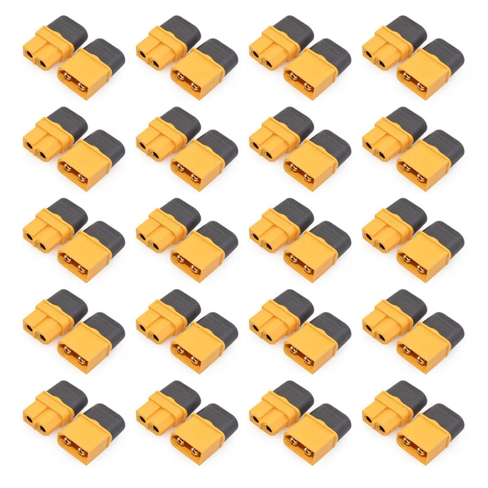 5/10 pares de conector XT60H con funda hembra/macho XT60 enchufe para RC Lipo batería coches fpv drones avión coche