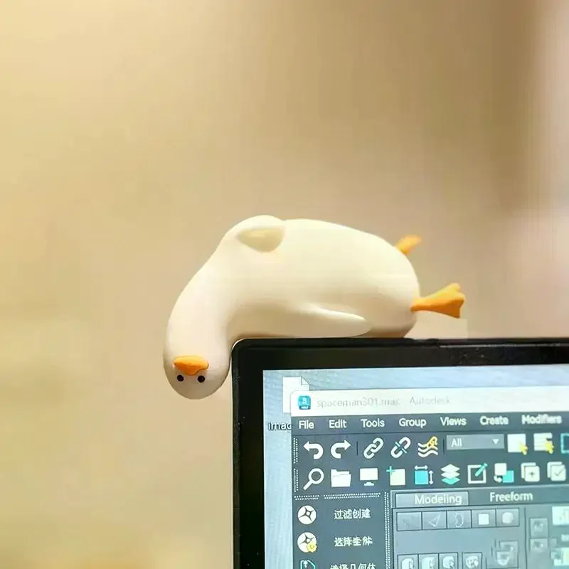 Cute Duck Bookend Book Holder Decorative Bookends For Heavy Books Anti Slip Book Stopper For Home Office Desk