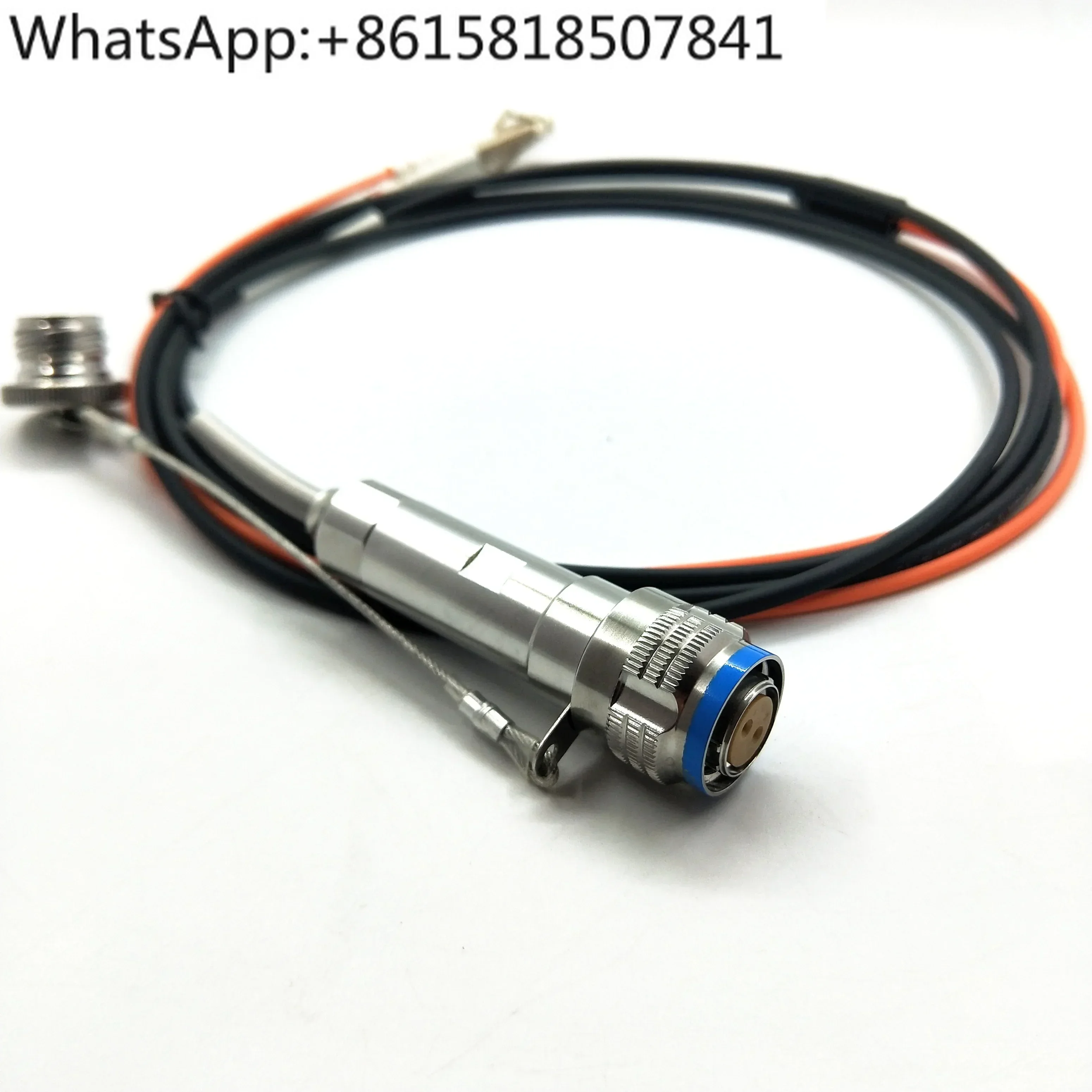 MIL-DTL-38999 Series standard circular connectors Military  2Cores Plug fiber optic cable Assembly