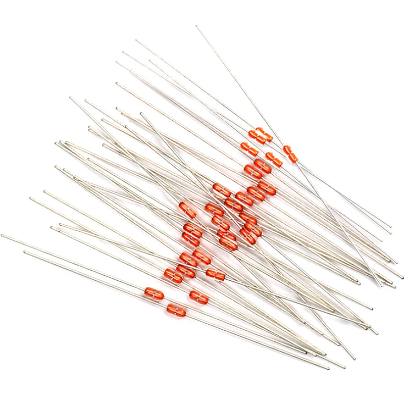 MF58 Glass Sealed Diode 50pcs Resistance 5K 10K 20K 50K 100K BValue3950 Precision5%Electric Heating Furnace With NTC Thermistor