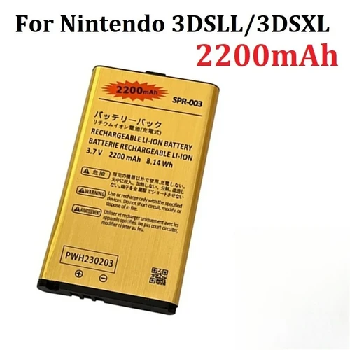 Imagen 2 del producto Batería de repuesto de litio recargable SPR-003, 3,7 V, 2200mah, para Nintendo 3DSLL 3DSXL, nuevo, 3DSLL, nueva consola de juegos 3DSXL