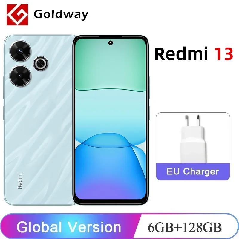 Xiaomi Redmi 13 Global Version CellPhone 108MP Main Camera 5030mAh 33W Fast Charging 6.79