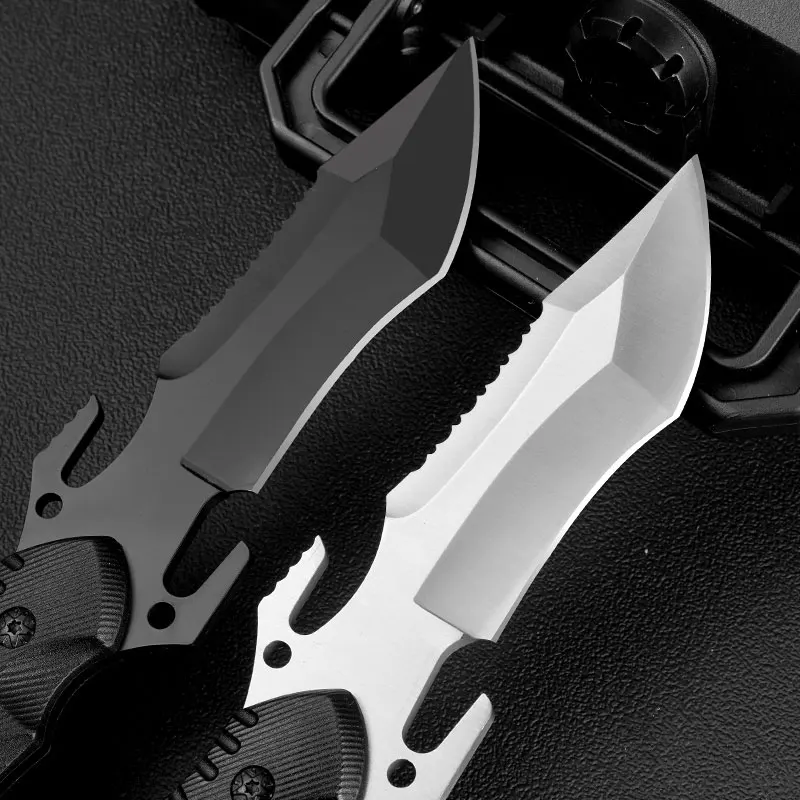 Outdoor High-Hardness Military Tactical Knife, Self-Defense, Survival Knife, Multi-purpose Cutting Knife, The Best Gift to Men