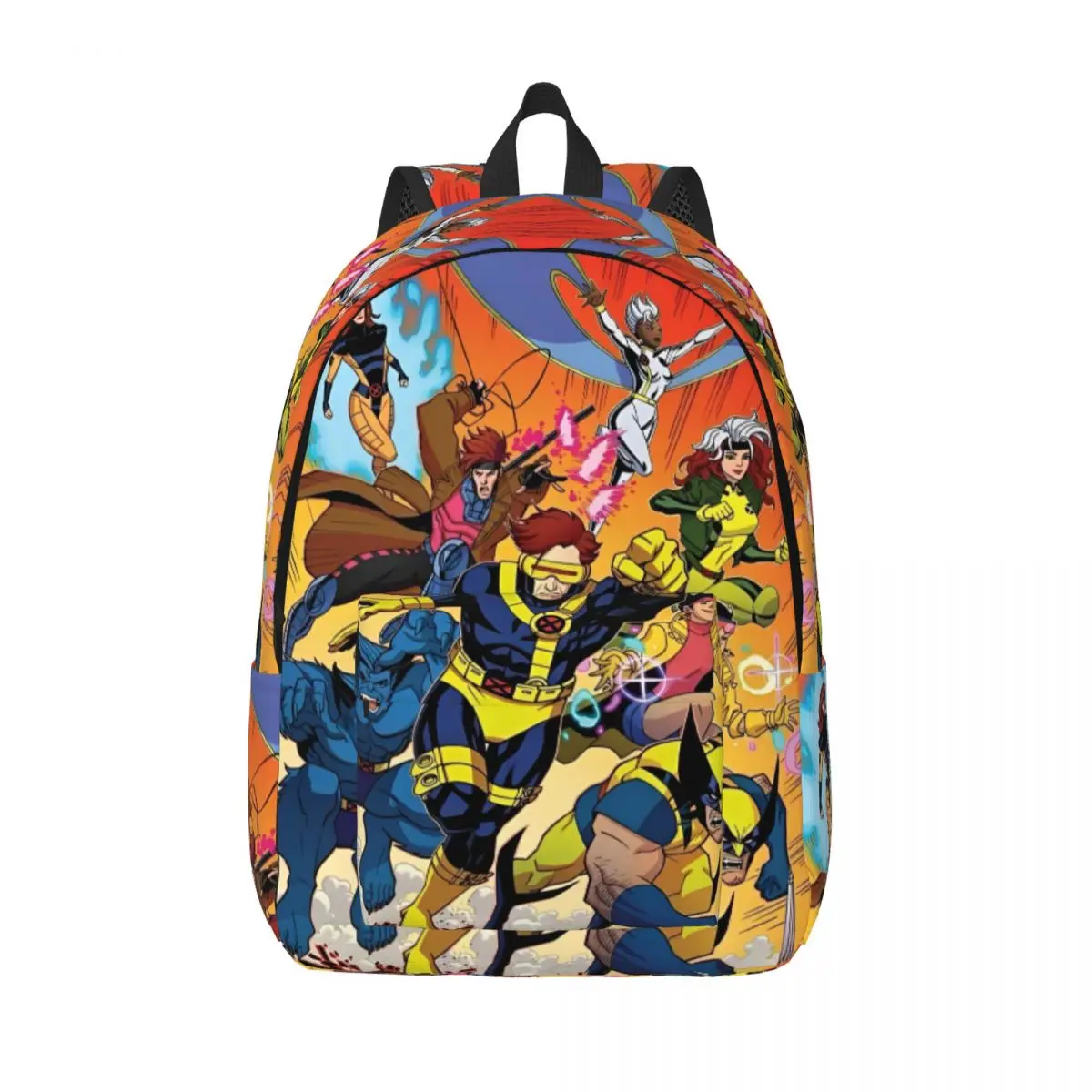 

X-Men Team Members Wolverine Backpack for Men Women Fashion Student Hiking Travel Daypack Comic College Canvas Bags Outdoor