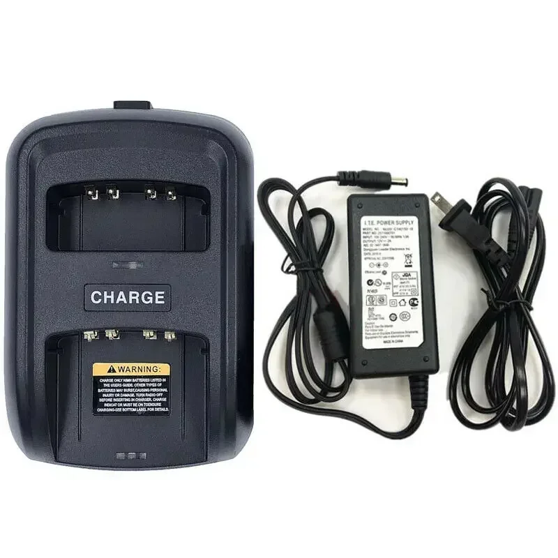 

Dual Way 2 Slots Rapid Quick Battery Charger For Motorola GP340 PRO5150 GP328 GP338 GP360 GP640 PTX760 GP580 HT750 Radio