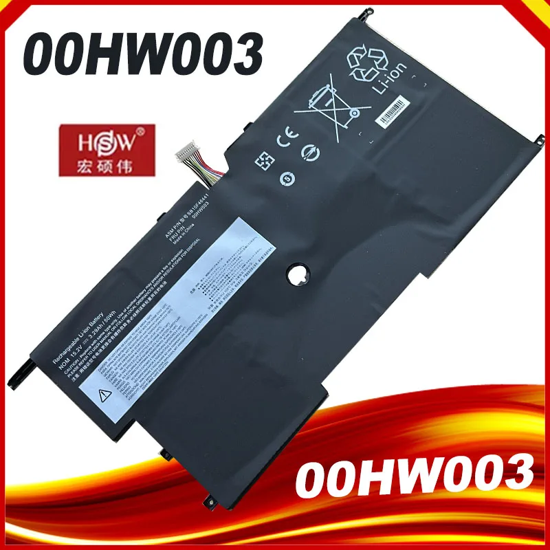 

15.2V 50WH 00HW003 SB10F46440 45N1700 Laptop Battery For Lenovo ThinkPad X1 Carbon Gen3 2015 X1 Carbon 2014 Gen2 00HW002 45N1702