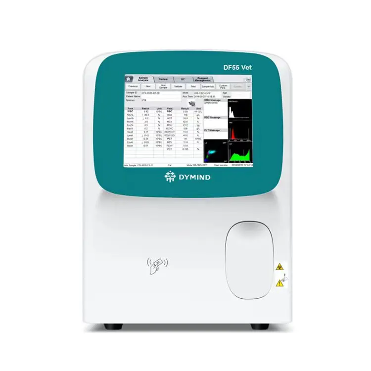 

Automatic Vet 5-part Bl-ood Hem-atol-ogy Analyzer For cat dog horse cattle sheep horse Animal