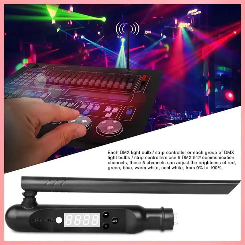 Y23A-DMX Signalsender DMX512 Einfarbig für Disco LED Bühne PAR Effekt Lichter