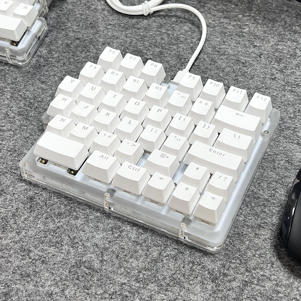DEBROGLIE DB78-3C Split Keyboard LED Backlit Ergo Hot Swappable 78Key Bootmapper Maro Design Mechanical Wired Games Keyboard
