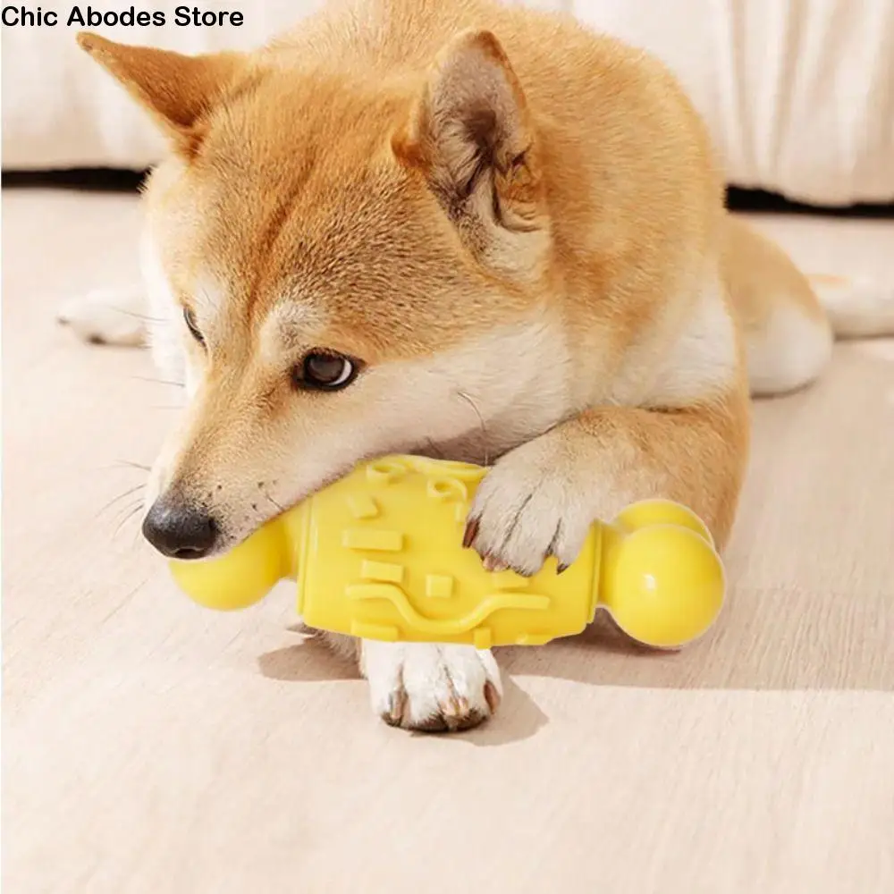 

Funny Bite-resistant Dog Chew Toy Wear-resistant TPR Pet Sound Making Toy Interactive Pet Training Toy Relieve Boredom