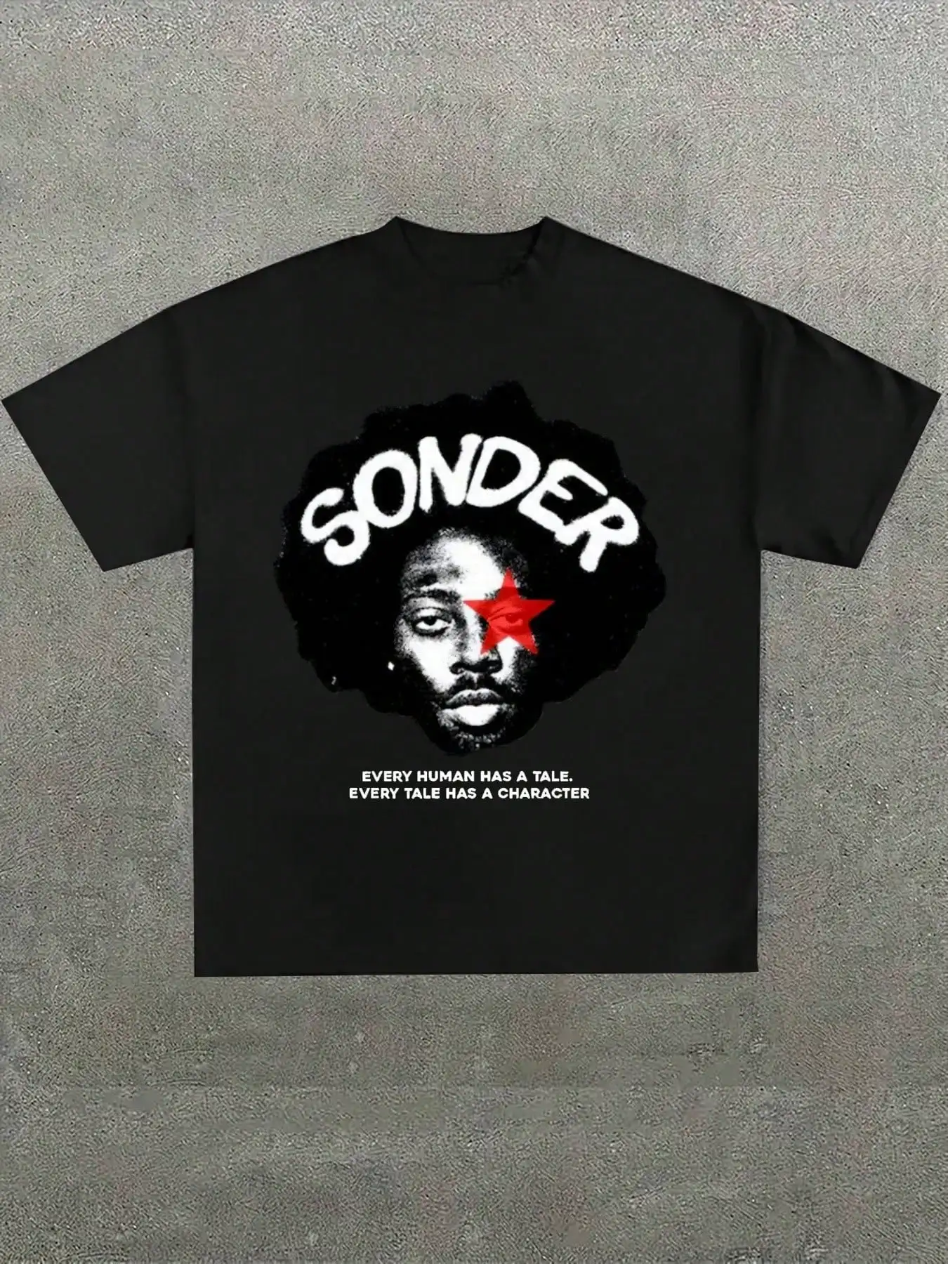 Sonder Brent Faiya.Z Casual Print Summer T-shirt Comfortable And Versatile Letter Pattern Cotton Tee Casual Retro Y2K Tee Tops