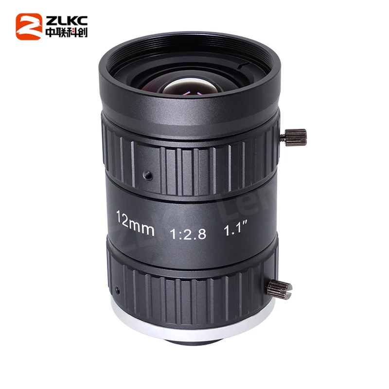 12mm Lens 1.1'' Sensor Size Camera Lens 20MP High Resolution C Mount Lens F2.8 Machine Vision Scientific Experiment Cameras