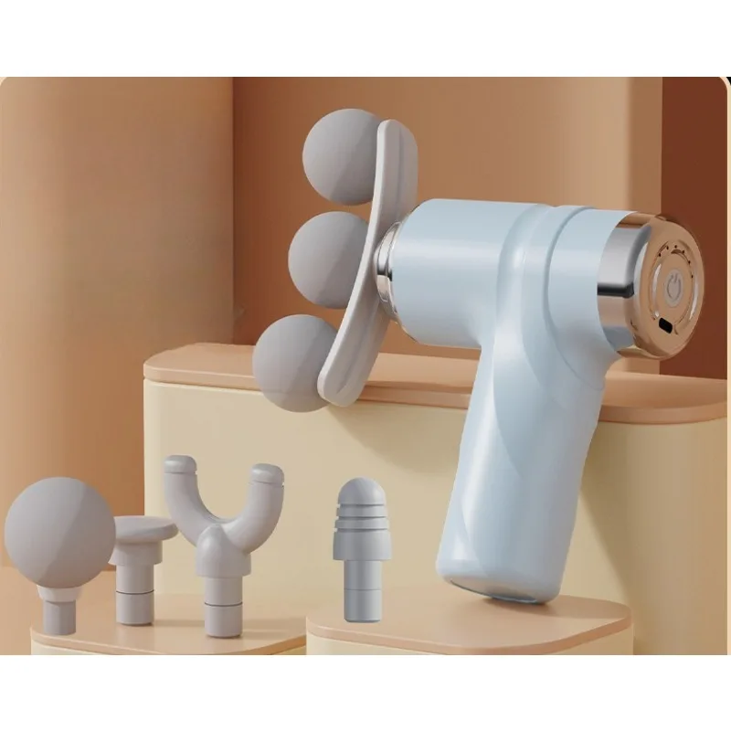 Mini Fascia Gun Muscle Massager Male and Female Mute Relaxation Neck Multifunctional Professional Electric Massage Gun