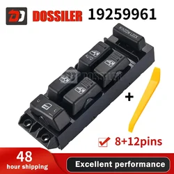 19259961 Dossiler Power Window Switch For2000 2001 2002 Chevy Tahoe Suburban Silverado Avalanche GMC Yukon Sierra 1500 2500 3500