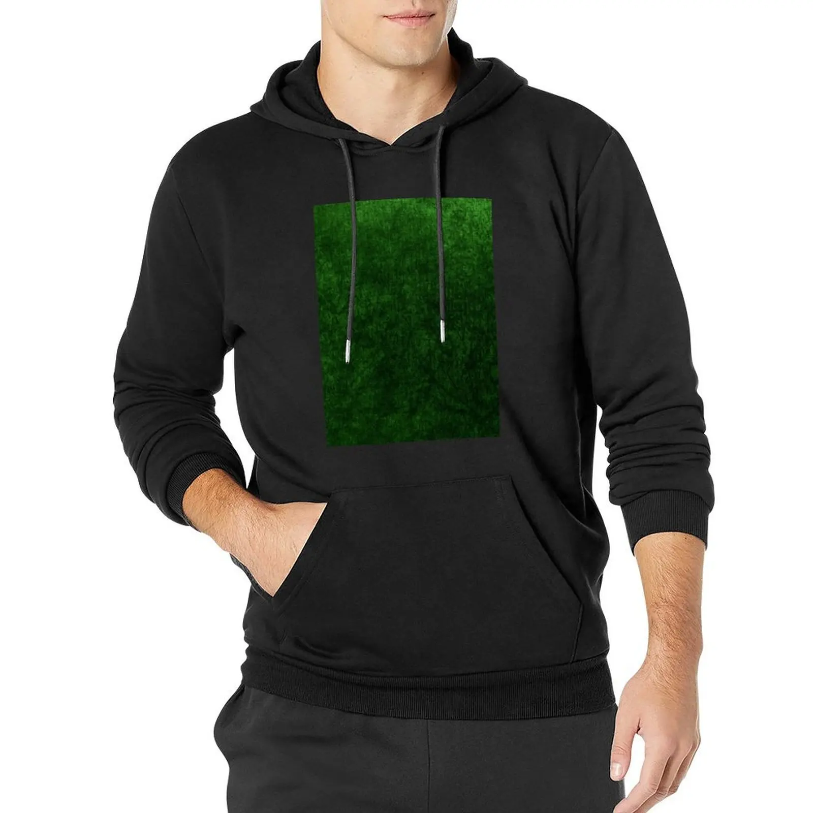 

Emerald Green Grass Velvet Texture Pullover Hoodie korean autumn clothes anime hoodie