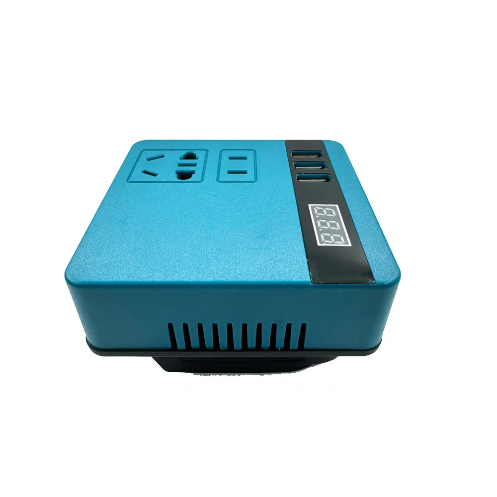 220V Multifunction Intelligent for Makita 18V Li-ion Battery Lithium Battery Inverter Outdoor Work Inverter with Current Display