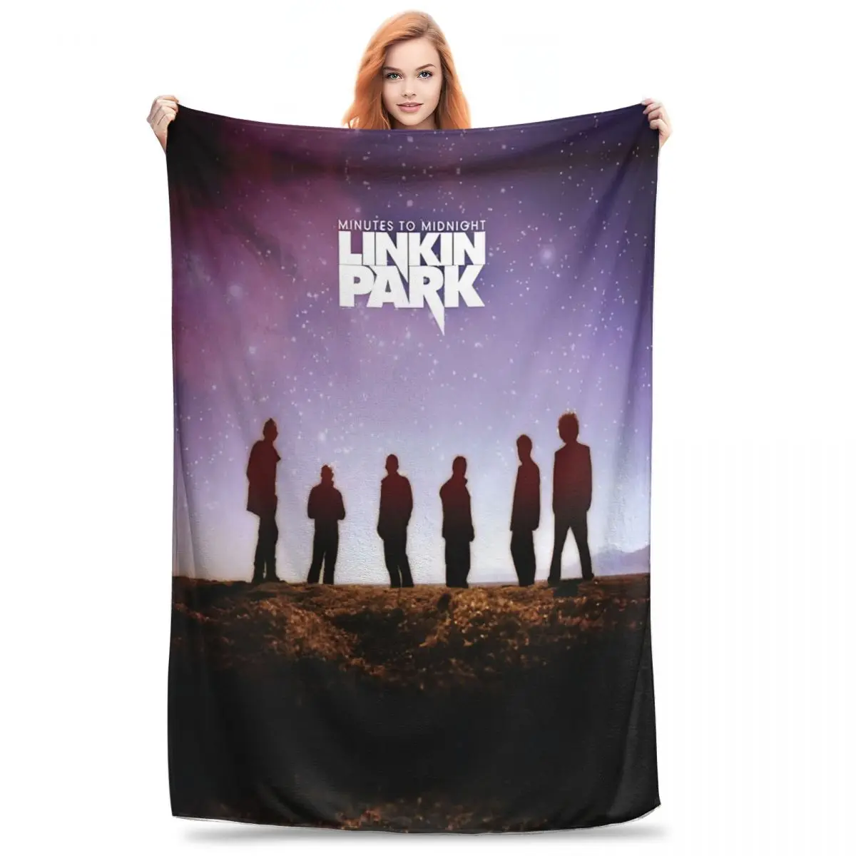 LinkinParks Logo Merch Blanket Ultra Soft Throw Blankets for Living Room Band Multi-size Throws And Blankets