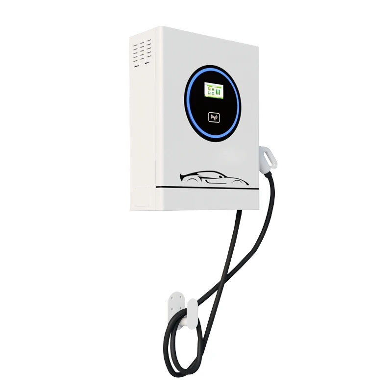New 40KW 60KW 80KW DC Wall-Mounted EV Charger Column with Single Gun Station CCS CHAdeMO Wall-Mounted DC Charger