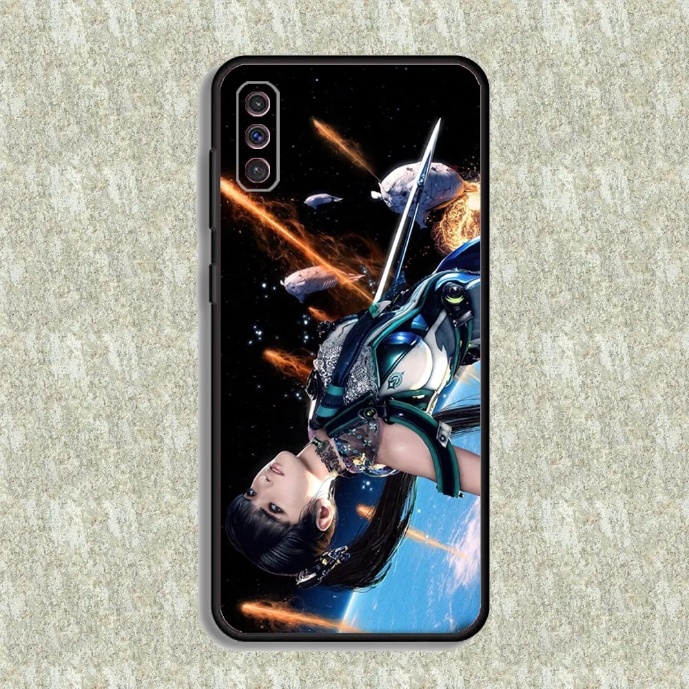 Game S-Stellar Blades Phone Case For Samsung S23,23,22,30,21,10,9,Note20 Ultra,Lite,Ultra,5G,Plus,FE,Black Soft Case