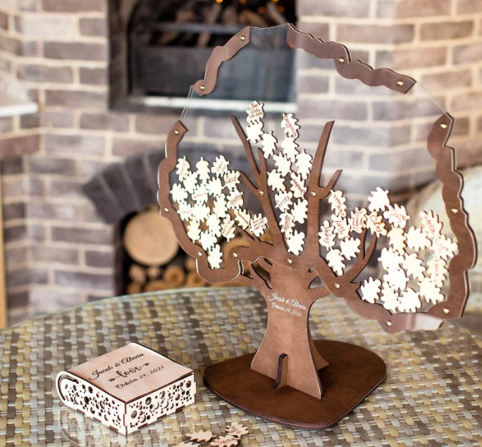 كتاب ضيف الزفاف ، بديل كتاب ضيف الزفاف ، كتاب ضيف شفاف ، دفتر الزوار الزفاف ، شجرة شفافة ، ريفي ضيف بو