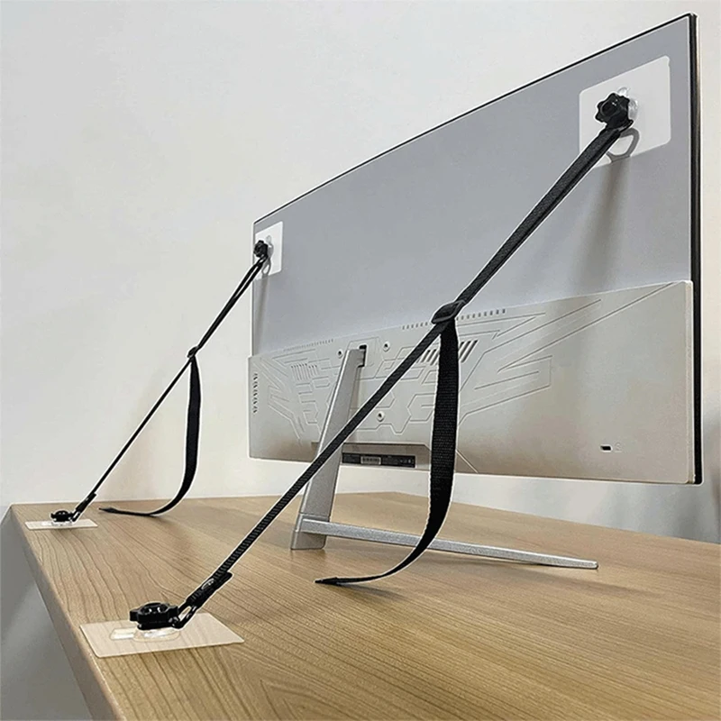 Bras de moniteur empilé pour touristes, support de bureau, convient à 2 moniteurs plats ou incurvés, mouvement complet, recommandé, rotation d'inclinaison à comcussion, installation facile, 13 po-32 po