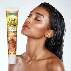 Self Tanning Cream Intensive Sunless Self Tanning & Body Bronzer Gel Brown Tanning Accelerator Gel,Bronzer Lotion Tanning Lotion