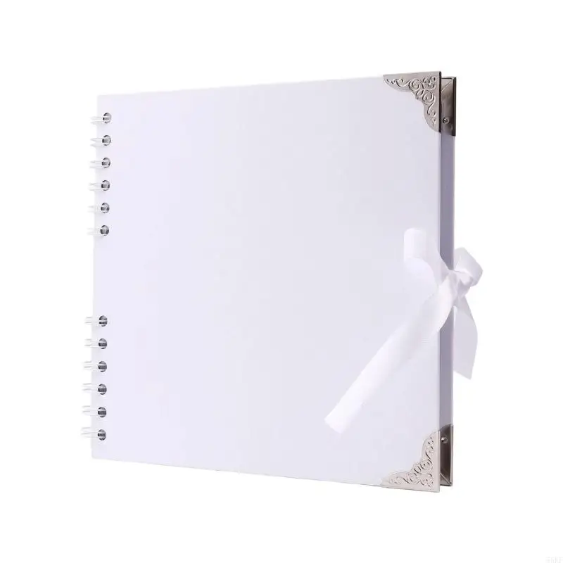 DIY Scrapbooking Album Hardcover Krafts Paper Scrap Book Photo Albums Memory Book for Wedding and Anniversary Family 55KF