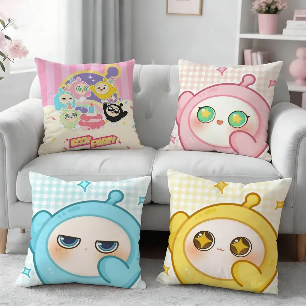 

Pop Game Peripheral Eggy Party Pillow Case Cushion Cover Throw Pillow Case For Car Sofa