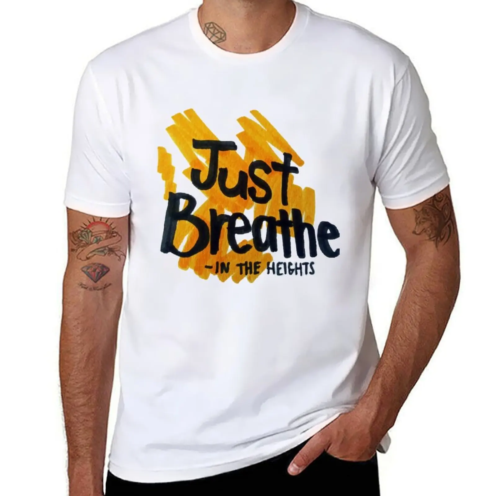 

T-Shirt man shirt cotton man t just breathe shirt for t