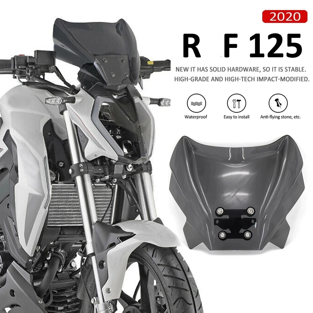 

Suitable for K**WAY R*KF 125 18-21 modified front windshield with raised windshield deflector