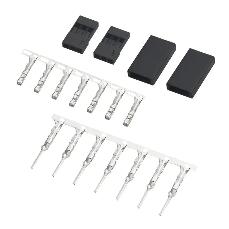 LXYB18B Universal Crimping Pin Sit 900PCS Servo Cable Wire Connector Male Female For JR Hitec 2.54Mm Spacing