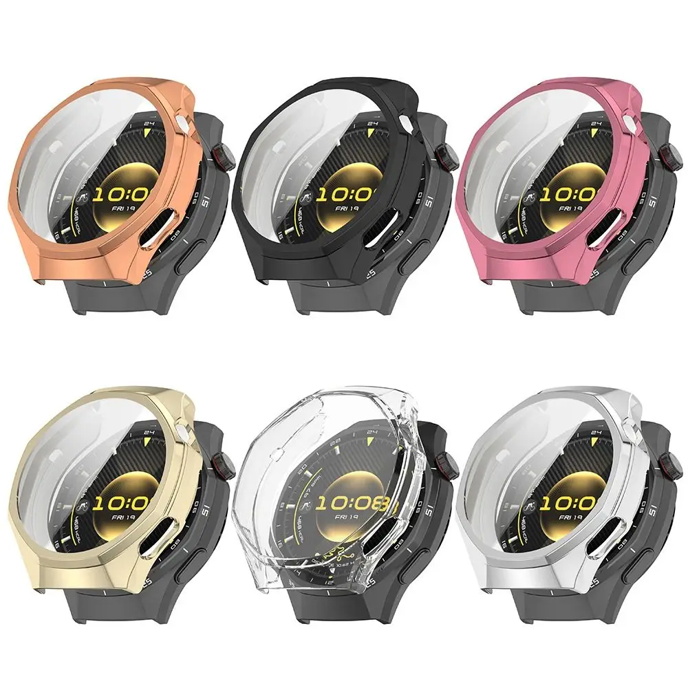 

Full Cover Protective Case TPU Shockproof Screen Protector Bumper Anti-scratch Bumper Shell for Huawei Watch GT 6 Pro 46mm