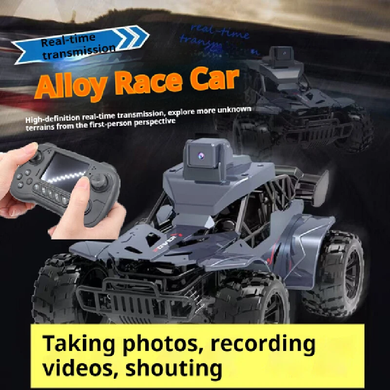 Rc Car With Camera Live Video On Lcd Remote Fpv Real Time Transmission Take Photos Videos Voice Chat 2.4g For Kids Adults