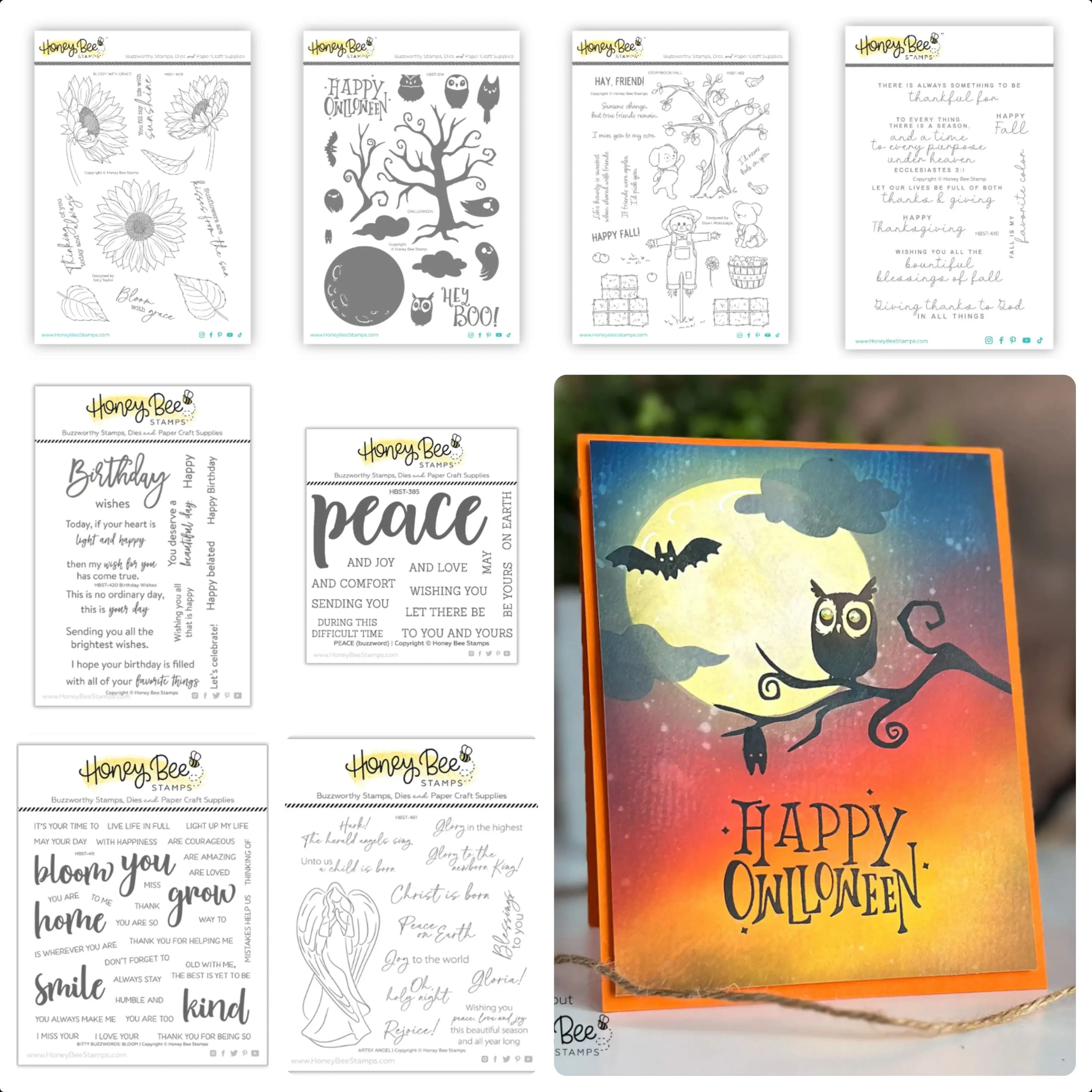 

Storybook Fall Halloween Sunflower Angel Birthday Wish Clear Stamps Cutting Dies for Scrapbooking Paper Making Frame Craft Card