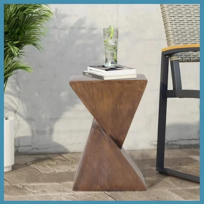 Mesas modernas de borda geométrica interna e externa, mesinhas de cabeceira pequenas, sofás, penteadeiras, mesas de centro GN152TB