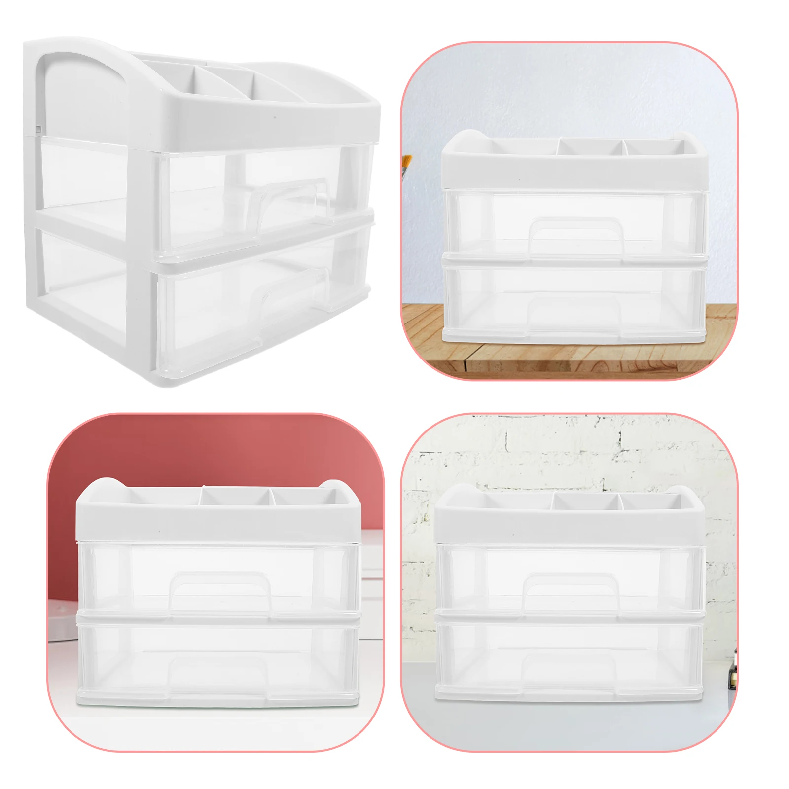 

Multi layer Drawer ganizer Transparent Storage Box for Desk Office Classroom Kitchen Bedroom PP Material Strong Keeps
