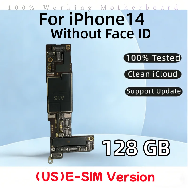 テスト済みロジックボード iPhone 14 マザーボード Face ID クリーン