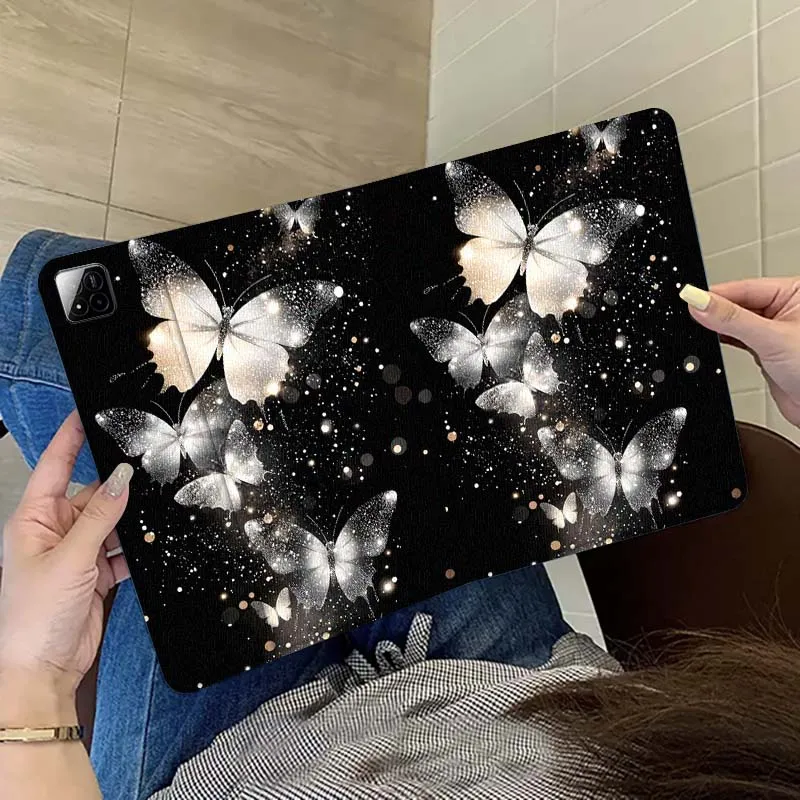 

Glittering Butterfly Sparkle Art Tablet Case For Xiaomi Redmi Mi Pad 5 6 6s 7 SE Pro Max Ultra 12.4 12.5 14 inch