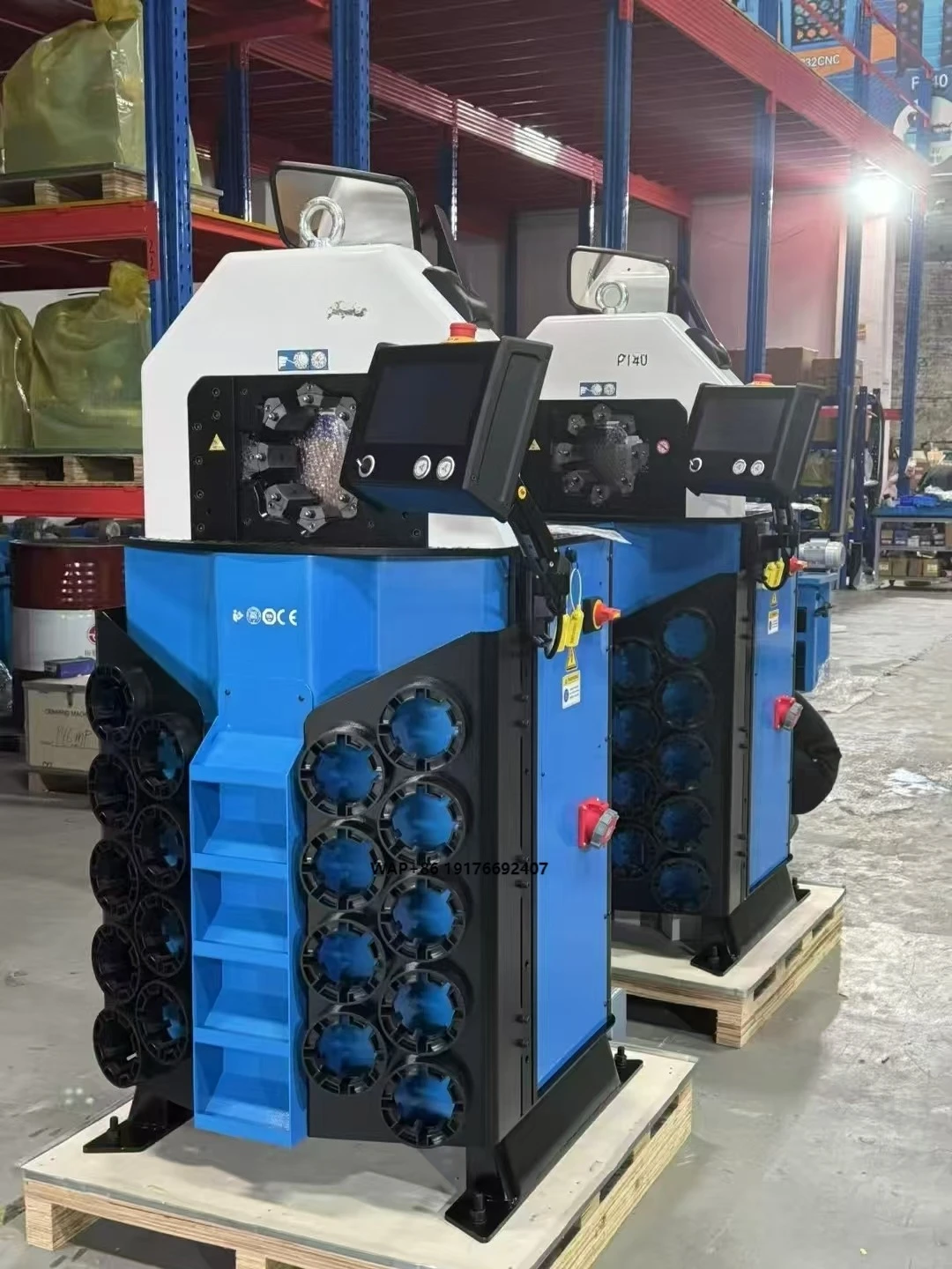 High Quality Portable Hydraulic Hose Pipe Crimping Machine P140 110V-380V 0.24 4.0 Inch New Condition for Excavator Industries