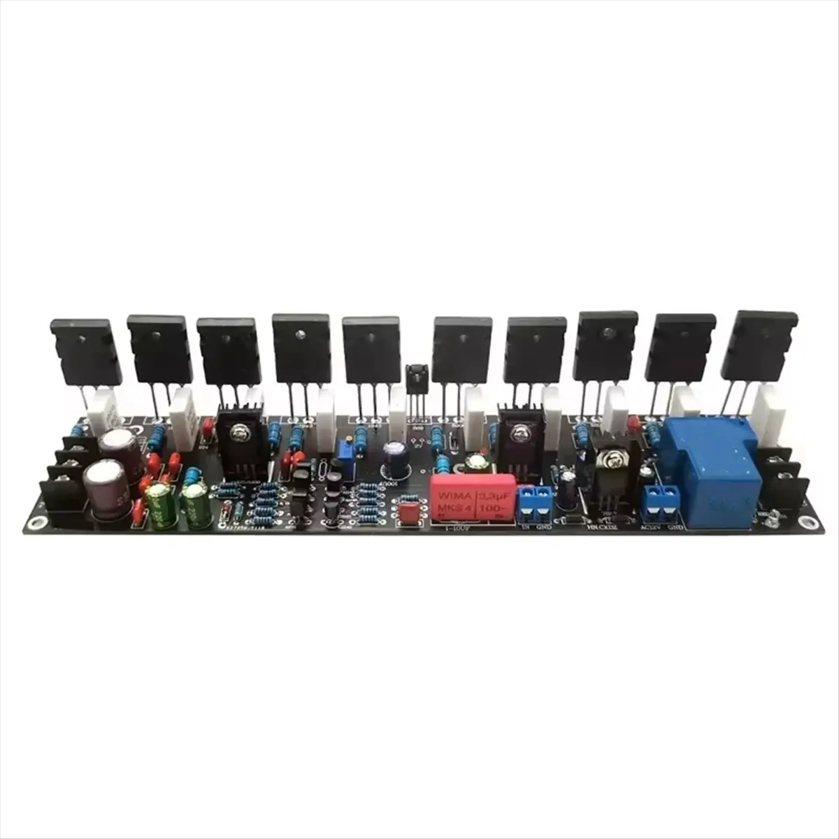 SWXF 500W Audio Amplifier Single Channel Power Amplifier Board 2SC5200+2SA1943 20V-90V HIFI Audio Amplification Module view 4