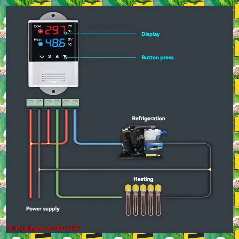 3C Electron DTC2210 Smart Home Wireless Wifi Temperature Controller, DS18B20 Sensor Equipped, For Aquariums,DTC2210 Smart Home W