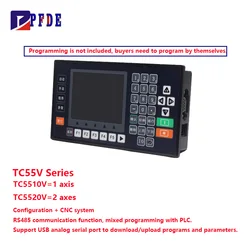 TC55 1/2/3/4 Axis CNC Controller Motion Controller Programmable With 3.5