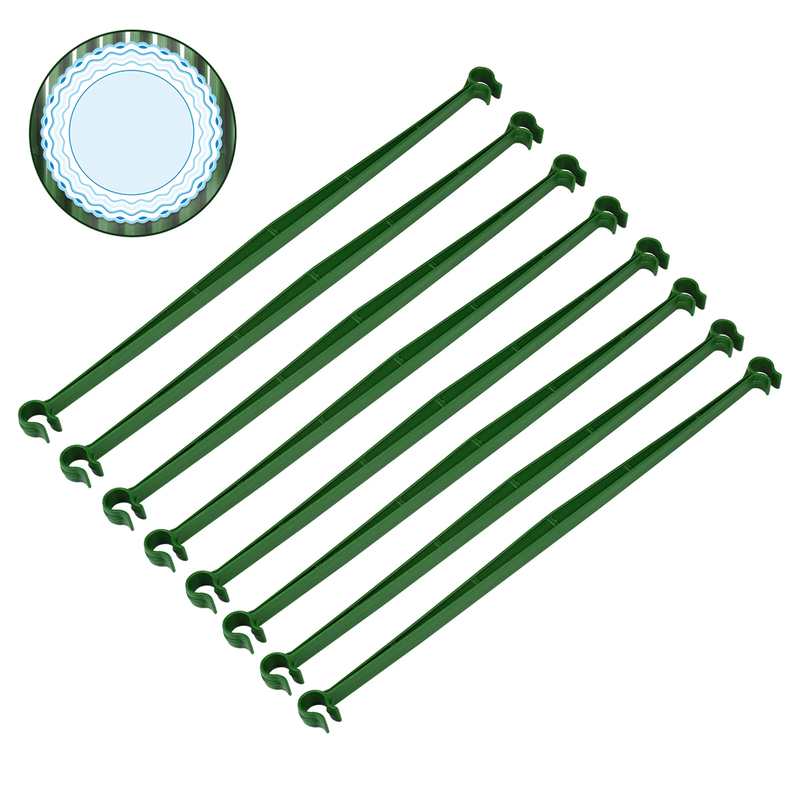 

Garden Connectors Expandable Trellis Plastic Pipe Brackets Sturdy Reusable Plant Stakes Support Climbing