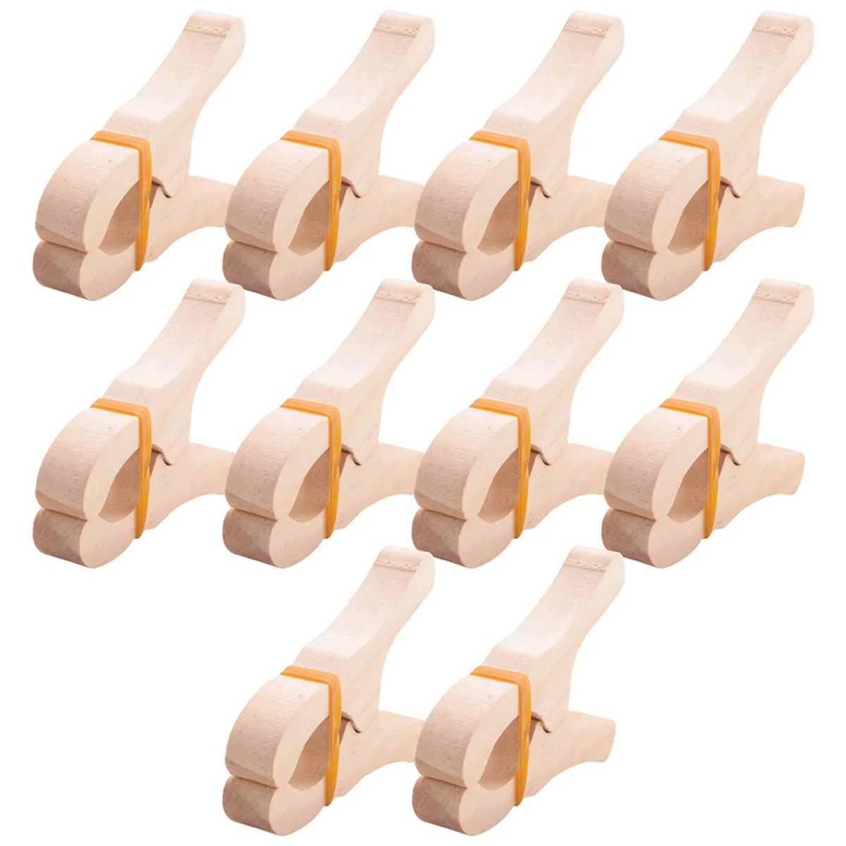 Wooden Clips,Curtains, Wardrobes, Balcony, Baby and Children'S Clothes,Sheets,Anti-Slip,Creative Wooden Clips, Practical