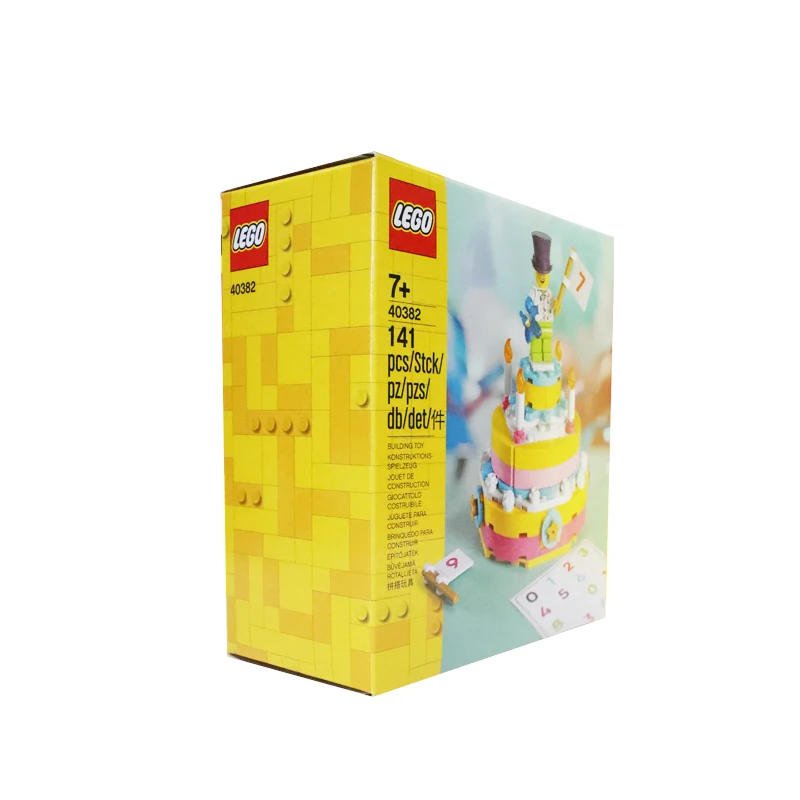 LEGO 40382 Birthday Cake, Boys and Girls, Block Toys, Children's Birthday Gifts, Children's Day Gifts