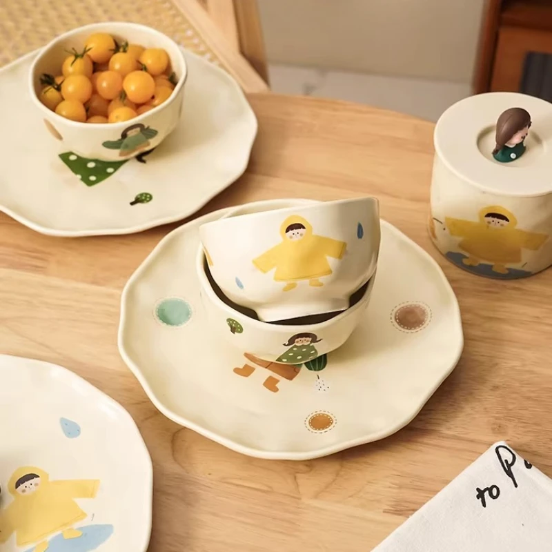 Nordic Friendly Dinner Sets Aesthetic Modern Luxury Ceramic Dinnerware Set Designer Elegant Italian Vajilla Porcelana Dinner Set